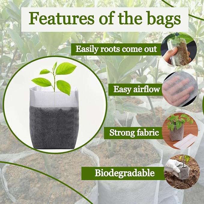 Features of biodegradable bags for plants with use and benefits. 