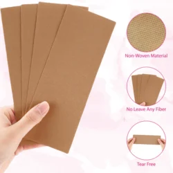 Leios Non-Woven Full Body Hair Removal Wax Strips (Without Wax) | Plain Strips for Face, Chin, Arms, Legs, Underarms, Bikini & Brazilian | Suitable for Normal, Sensitive & Dry Skin - Image 3