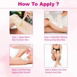 Leios Non-Woven Full Body Hair Removal Wax Strips (Without Wax) | Plain Strips for Face, Chin, Arms, Legs, Underarms, Bikini & Brazilian | Suitable for Normal, Sensitive & Dry Skin - Image 5