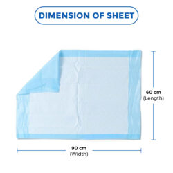 Premium Disposable Under pad | Absorbent Bed Wetting under Sheets for Incontinence Protection  12 reviews - Image 5