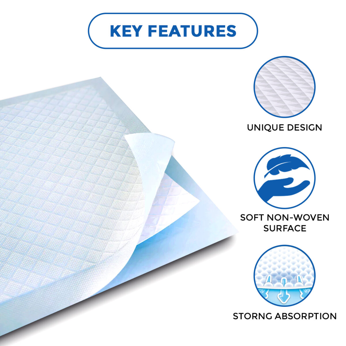 Premium Disposable Under pad | Absorbent Bed Wetting under Sheets for Incontinence Protection  12 reviews - Image 6