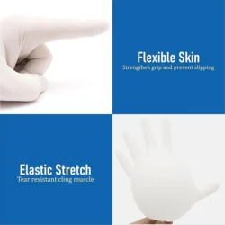 Disposable Latex Gloves | Powdered for Easy Use | Medical & Kitchen Safety - Image 6
