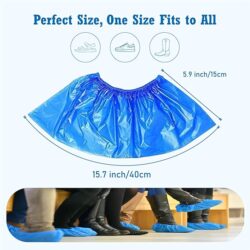 C-Cure Waterproof Shoe Covers for riding and trekking in rainy seasons | Exclusive Waterproof Shoe & Boot Covers | Universal Size, Anti-Slip, Reusable Protection- Pack of 100 - Image 4