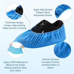 C-Cure Waterproof Shoe Covers for riding and trekking in rainy seasons | Exclusive Waterproof Shoe & Boot Covers | Universal Size, Anti-Slip, Reusable Protection- Pack of 100 - Image 2