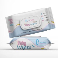 Soft Cleansing Baby Wipes | Organic Bamboo-Based Soft Wipes Enriched With Aloe Vera and Vitamin E for Kids.