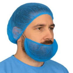 C-Cure Disposable Beard Cover for Men | Exclusive Non-Woven Polypropylene Beard Mask for cooking,food service,Pharma & Industrial Hygiene- Pack of 100 - Image 2