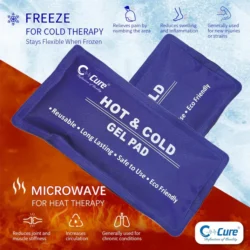 Reusable Hot & Cold Gel Pack for Pain Relief | Flexible Ice Pack for Injuries, Swelling & Muscle Recovery - Image 5