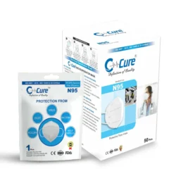 N95 Face Mask – 5 Layer Protection with Ear Loops & Adjustable Nose Clip | Unisex Mask for Pollution, Dust & Virus Safety