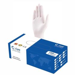 Disposable Latex Gloves | Powdered for Easy Use | Medical & Kitchen Safety