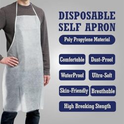 Non-Woven Disposable Apron – Unisex Kitchen, Spa & Salon for Professionals - Image 3