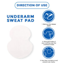 Leios Disposable Underarm Sweat Pads | Keep Underarms Dry & Sweat-Free | Prevent Stains & Body Odor | Comfortable All-Day Protection - Pack of 14 - Image 5