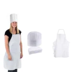 Kitchen Apron and Chef Cap Combo