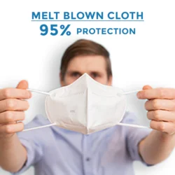 N95 Face Mask – 5 Layer Protection with Ear Loops & Adjustable Nose Clip | Unisex Mask for Pollution, Dust & Virus Safety - Image 4