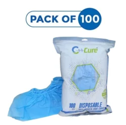 Disposable Non woven Shoe Cover | Anti Slip & Durable Shoe cover- Blue, Free Size - Image 4