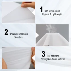 Leios Hair Cutting Salon Apron | Disposable Non woven high Quality Apron for Salon, Spa, Beard Trimming, Facial & Home Grooming - Pack of 20 - Image 5