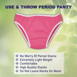 Disposable Non-Woven Panty for Women – Soft, Period-Friendly, Travel & Spa Use - L Size - Image 7