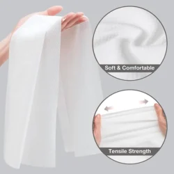 Disposable Body Towels | 75x157cm XXL Size | Non-Woven, Ultra Absorbent, Pack of 20 - Image 2