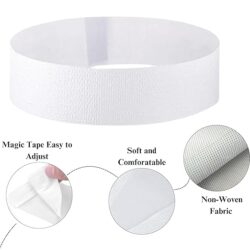 Disposable Spa Headband – Non-Woven, Adjustable Velcro Closure for Facials, Makeup & Skincare - Image 2
