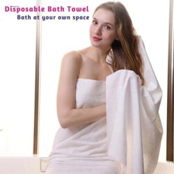 Disposable Body Towels | 75x157cm XXL Size | Non-Woven, Ultra Absorbent, Pack of 20 - Image 4