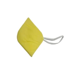 Disposable Yellow Dust Mask With Foam Layer & Head Loop for Industrial and construction Use