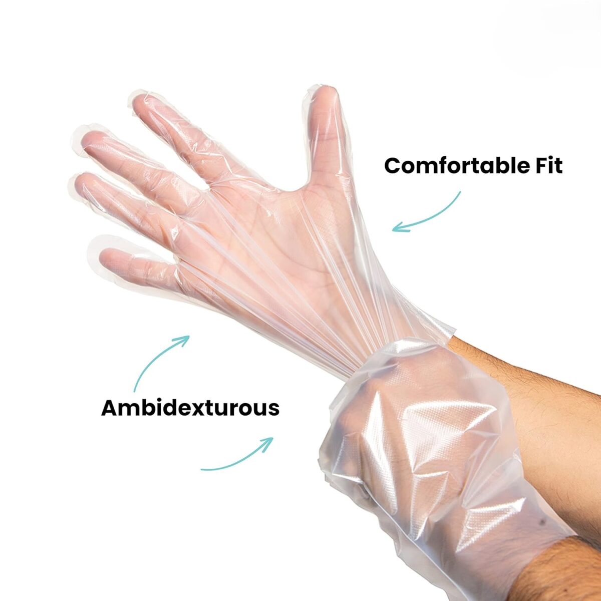 Ecoz Compostable hand Gloves - Eco-Friendly Disposable Gloves - Image 3