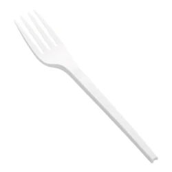 Ecoz Compostable biodegradable Dinner Fork - Eco-Friendly Cutlery for Parties & Dining - Image 2
