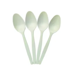 Ecoz Disposable biodegradable Soup Spoon for party and regular use