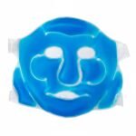 C-Cure Ice Face Mask | Reusable Gel Full Face Mask For Skin Care | Cooling Ice Pack For Face | Face Gel Cold Pack | Adjustable Waterproof Facemask | Ice Massager For Face (Blue) - Pack 0f 1