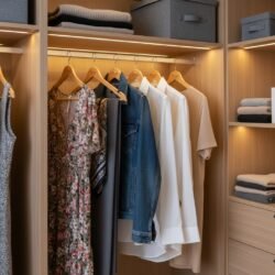 Paras Hanger 360° Rotating Plastic Cloth Hanger for Wardrobe | Durable Dress Hanger for Saree, Shirt & Coat | Space-Saving Wardrobe & Closet Organizer for Cloth Hanging | Pack of 6 Beige - Image 7