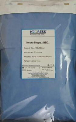 Medress Neuro Surgical Drape - Sterile Disposable Drape for Neurosurgery Procedures