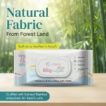 C-cure Chemical Free Baby Wipes for New-born | Organic Bamboo based Soft Wipes for kids – Pack of 72 - Image 2