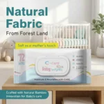 C-cure Chemical Free Baby Wipes for New-born | Organic Bamboo based Soft Wipes for kids – Pack of 72 - Image 3