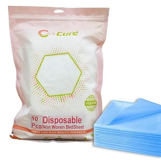 C-Cure disposable waterproof bed sheet 32×72 non-woven