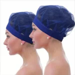 C-Cure nylon hair net cap washable honeycomb mesh