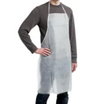 Heavy duty disposable plastic aprons unisex