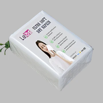 Ultra-soft dry tissue for face for makeup removal