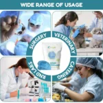 C-Cure Disposable Cap for Hair Cover | Non-Woven Blue Head Cover for Doctors, Nurses & Hospital Hygiene – Pack of 100 - Image 6