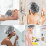 plastic-shower-cap-use